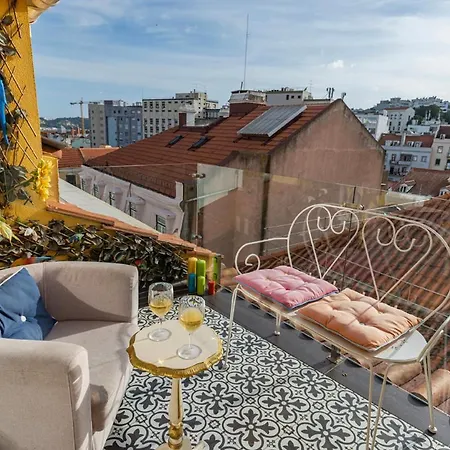 Peaceful Loft - Amazing Terrace & View Apartman Lisboa