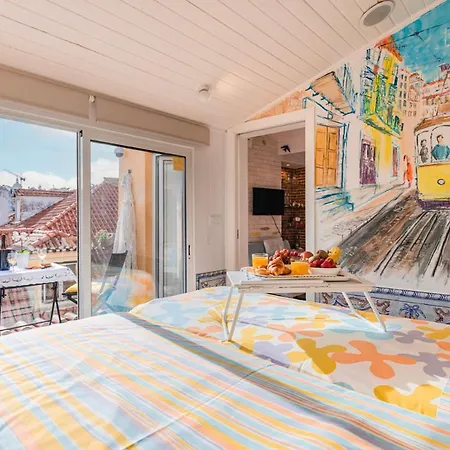 Peaceful Loft - Amazing Terrace & View ליסבון